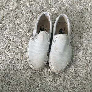 Lightly worn slip on vans